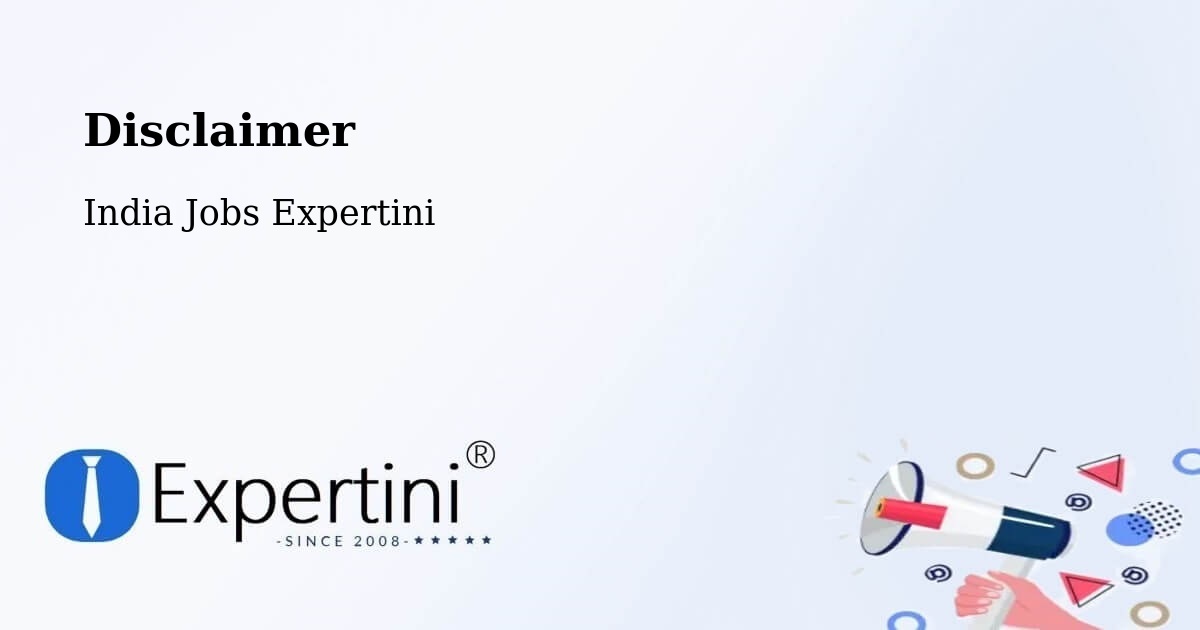 Disclaimer – Imphal - India Jobs Expertini